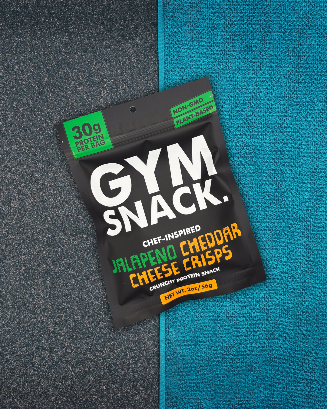 Gym Snack Jalapeño Cheddar Cheeze Crisps