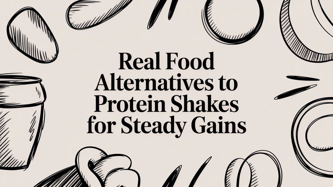 Real Food Alternatives to Protein Shakes for Steady Gains
