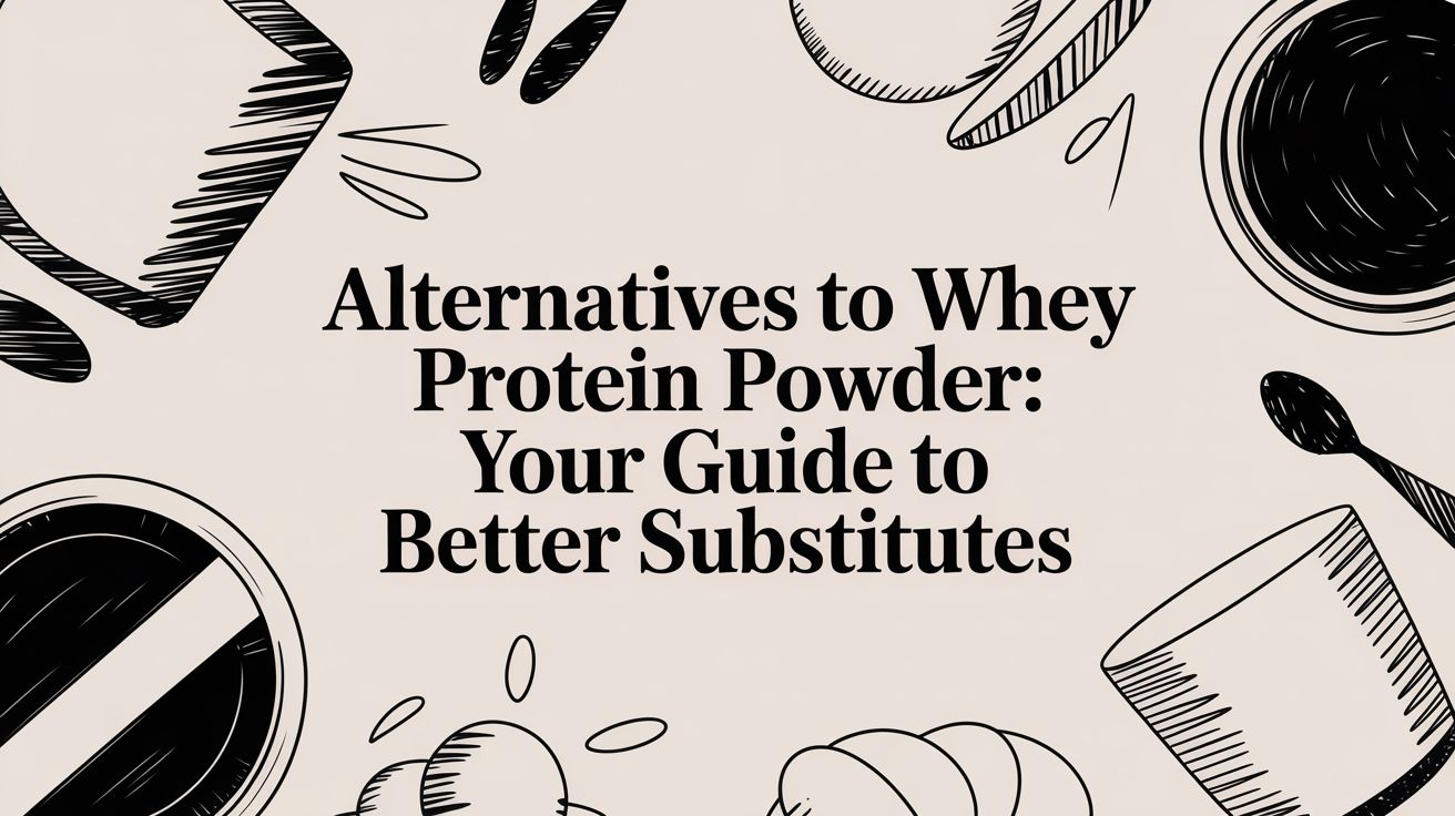 Alternatives to whey protein powder: Your Guide to Better Substitutes