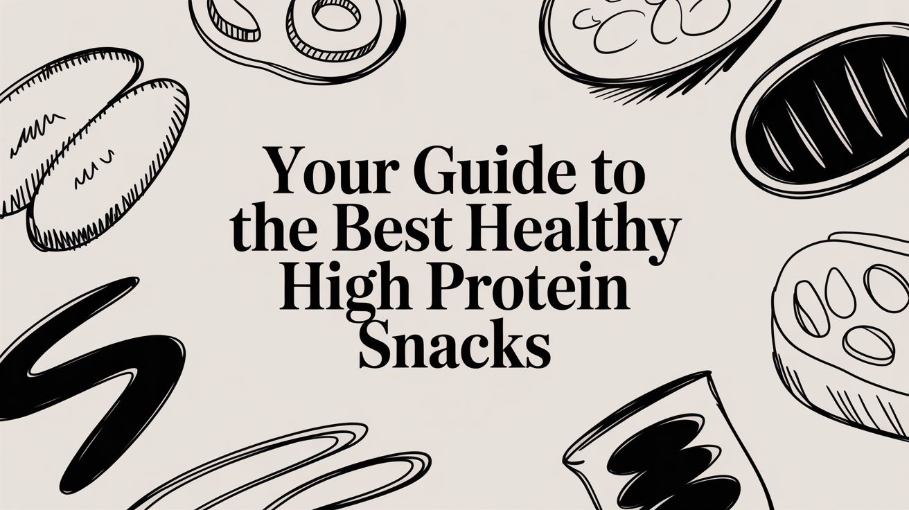 Your Guide to the Best Healthy High Protein Snacks