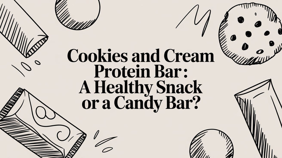 Cookies and Cream Protein Bar A Healthy Snack or a Candy Bar?