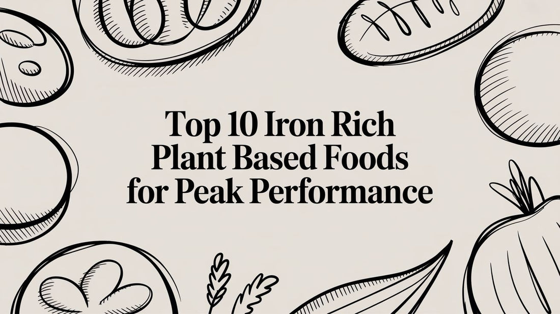 Top 10 iron rich plant based foods for peak performance