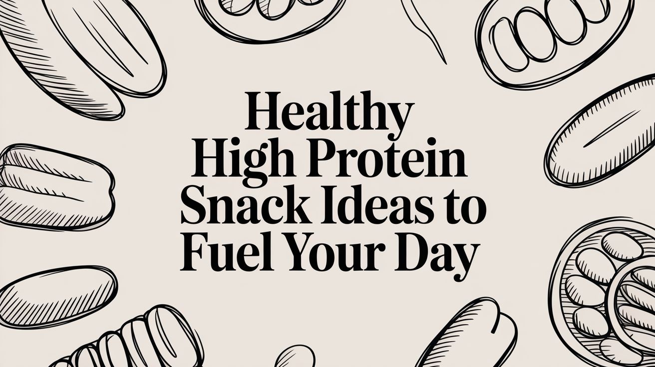 Healthy High Protein Snack Ideas to Fuel Your Day