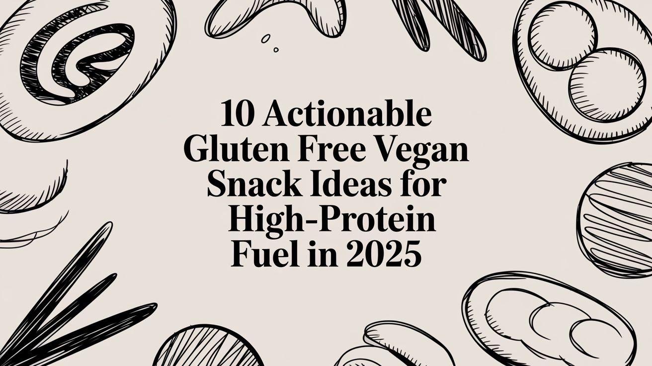 10 Actionable Gluten Free Vegan Snack Ideas for High-Protein Fuel in 2025