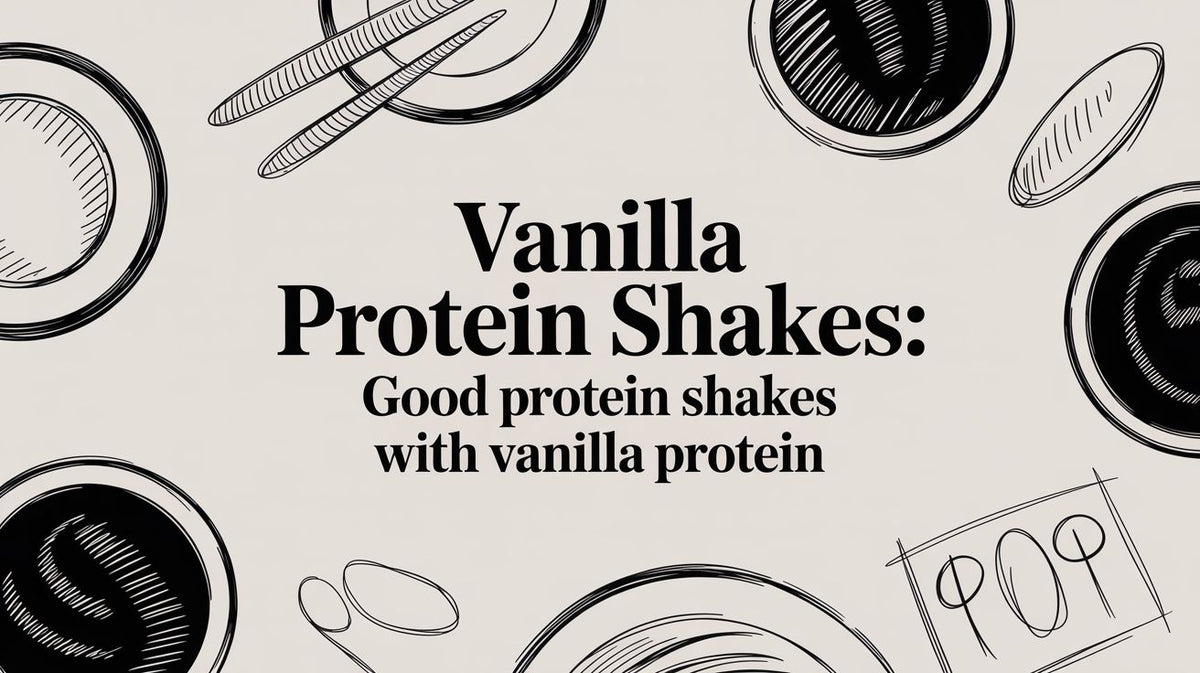 Vanilla Protein Shakes: good protein shakes with vanilla protein