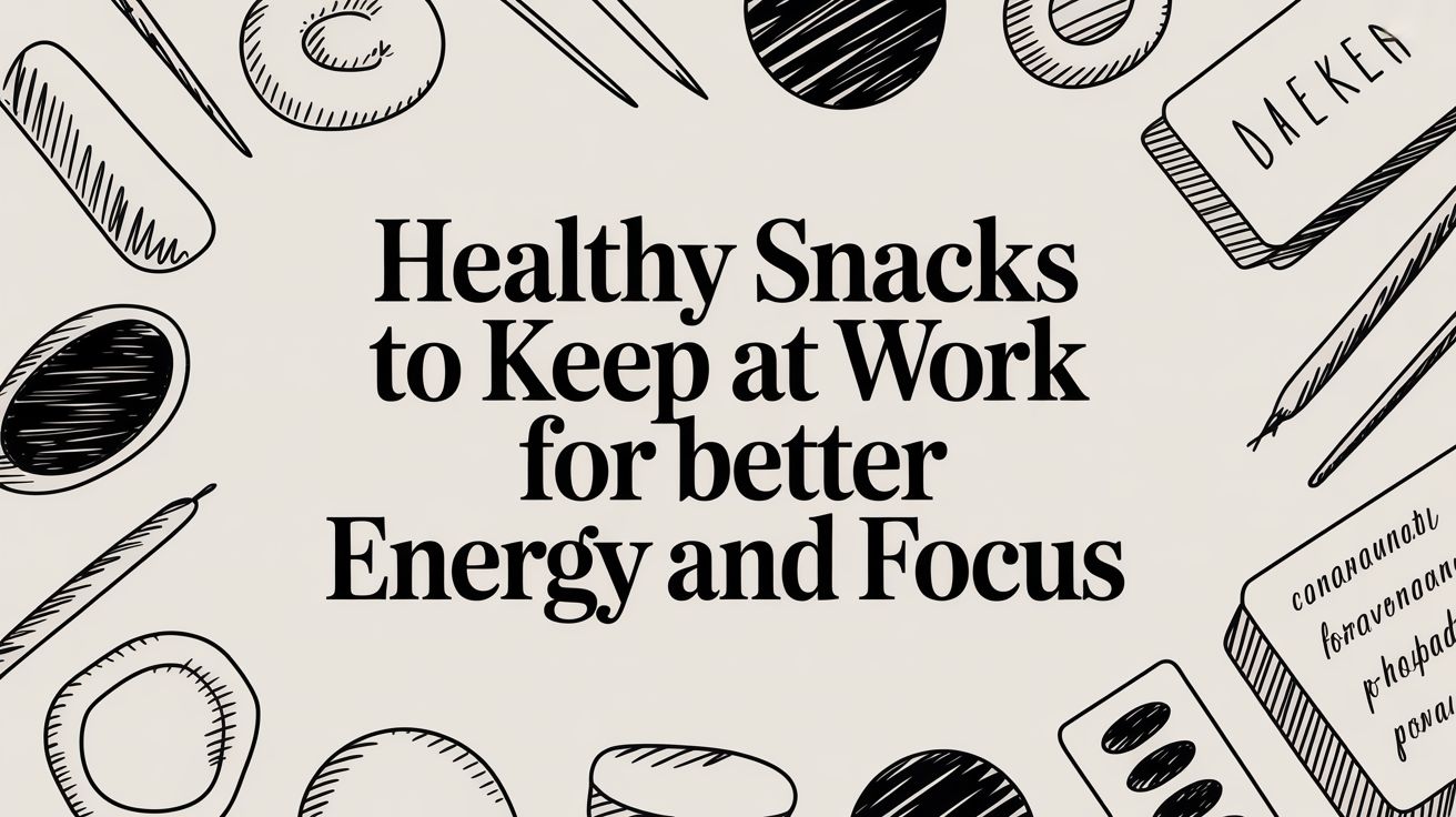 Healthy Snacks to Keep at Work for Better Energy and Focus
