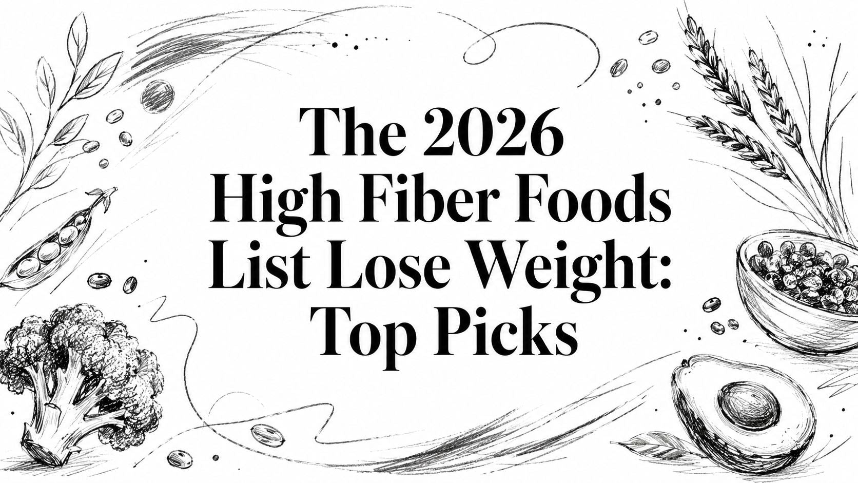 The 2026 High Fiber Foods List Lose Weight: Top Picks