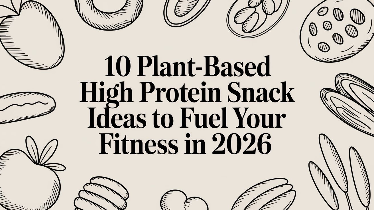 10 Plant-Based High Protein Snack Ideas to Fuel Your Fitness in 2026