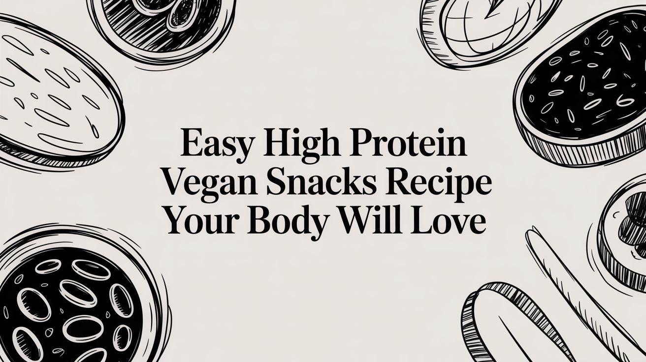 Easy High Protein Vegan Snacks Recipe Your Body Will Love