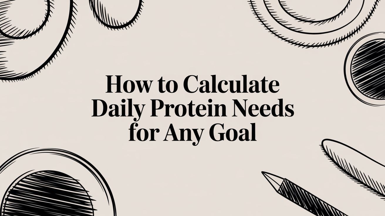 How to Calculate Daily Protein Needs for Any Goal