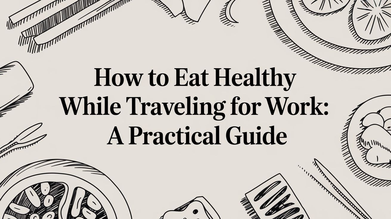 How to Eat Healthy While Traveling for Work: A Practical Guide
