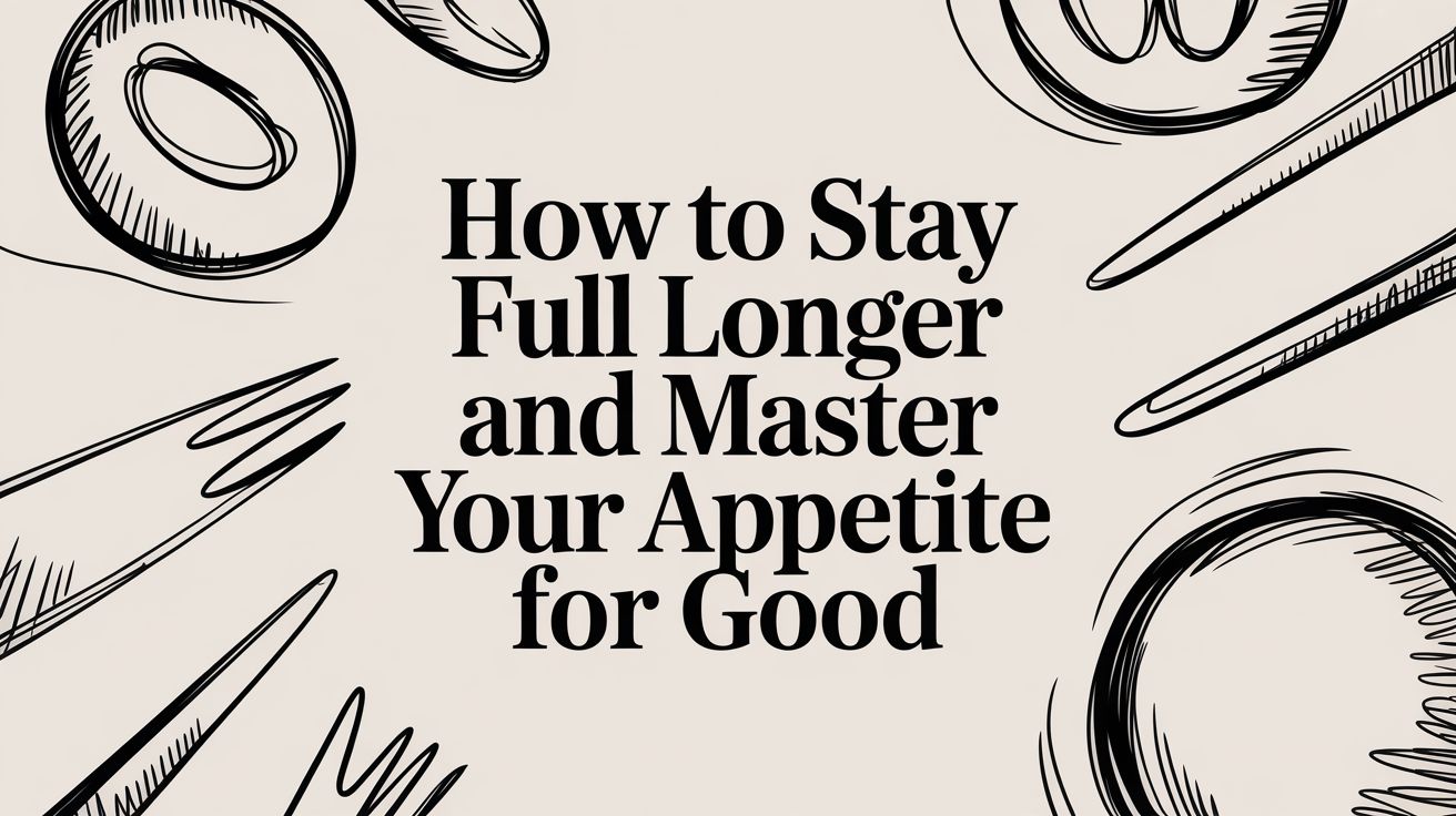 How to Stay Full Longer and Master Your Appetite for Good