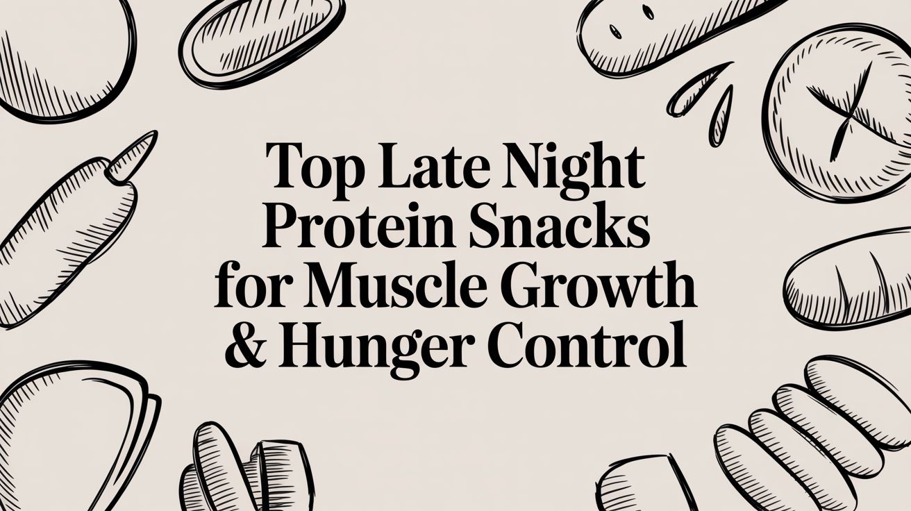 Top Late Night Protein Snacks for Muscle Growth & Hunger Control
