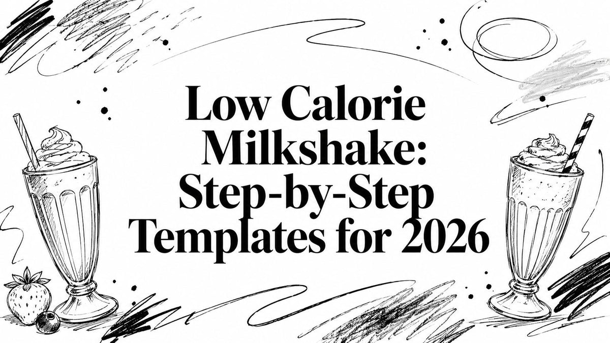 Low Calorie Milkshake: Step-by-Step Templates for 2026