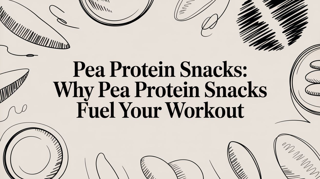 Pea Protein Snacks: Why pea protein snacks Fuel Your Workout