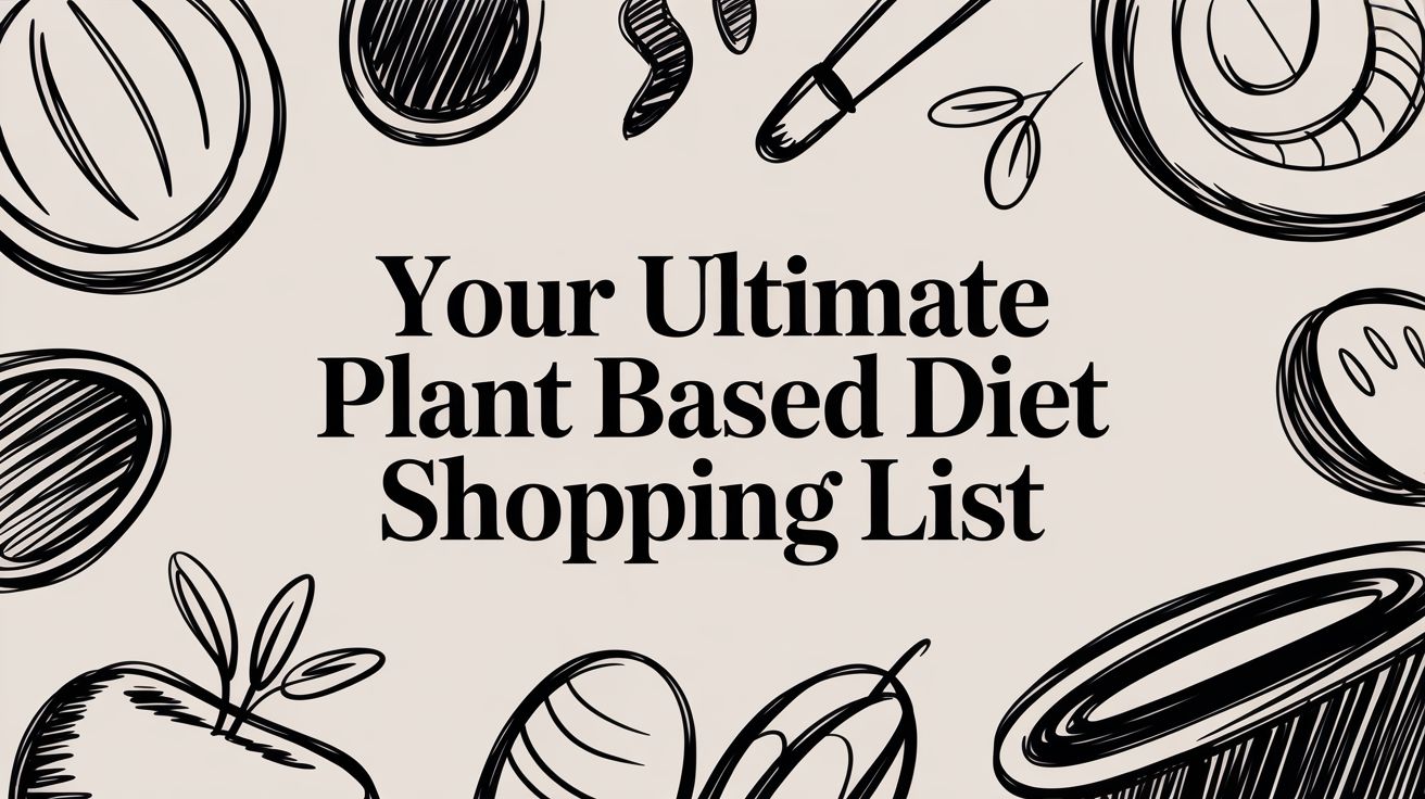 Your Ultimate Plant Based Diet Shopping List