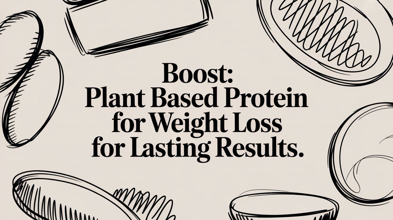Boost: plant based protein for weight loss for lasting results