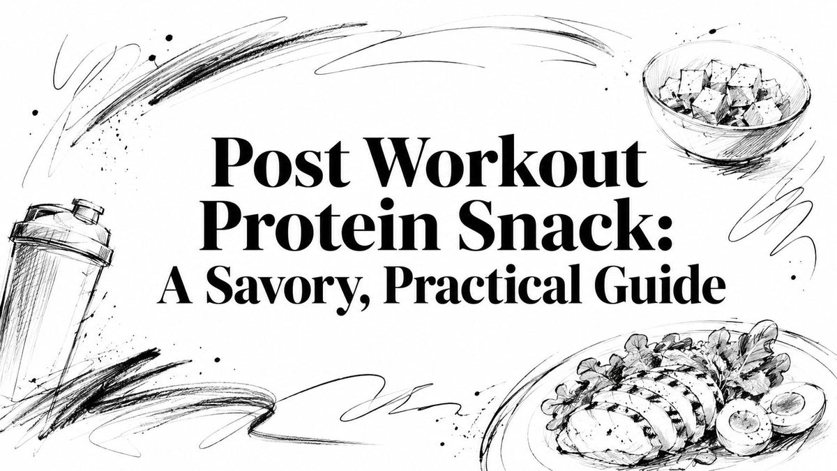 Post Workout Protein Snack: A Savory, Practical Guide