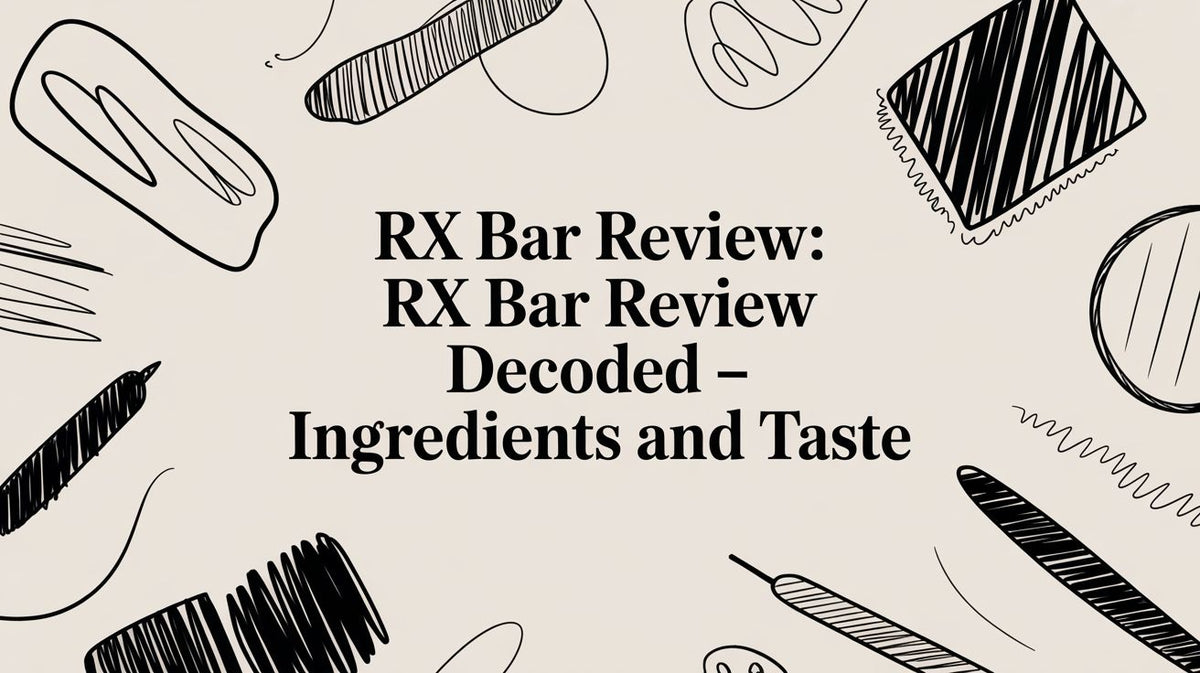 Rx Bar Review: rx bar review decoded - ingredients and taste