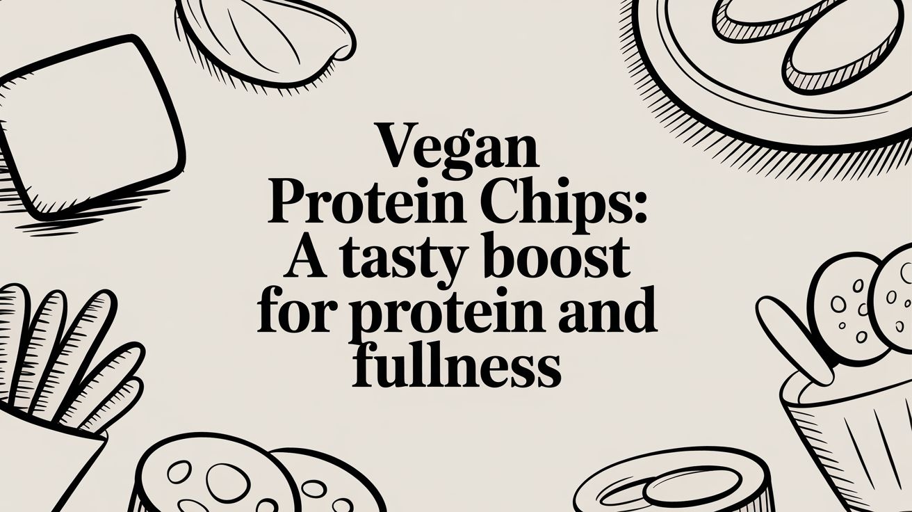 Vegan protein chips: A tasty boost for protein and fullness