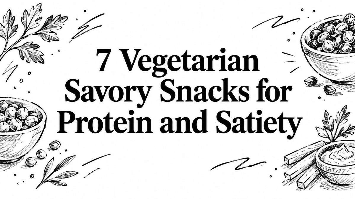 7 Vegetarian Savory Snacks for Protein and Satiety