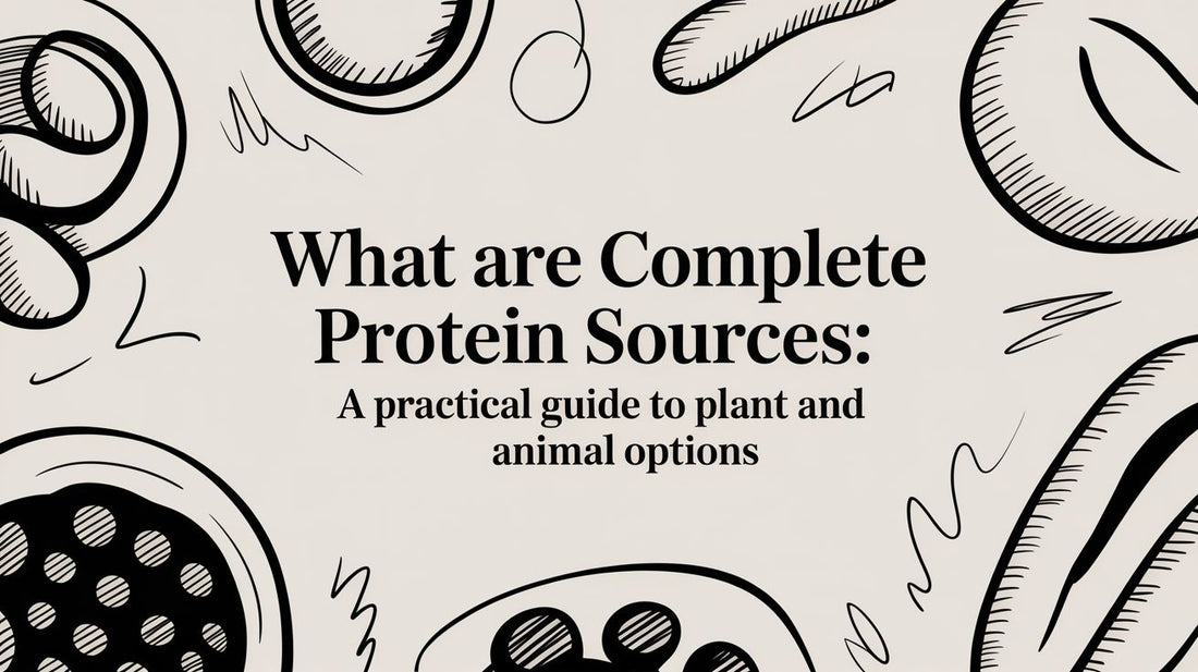 What are complete protein sources: A Practical Guide to Plant and Animal Options