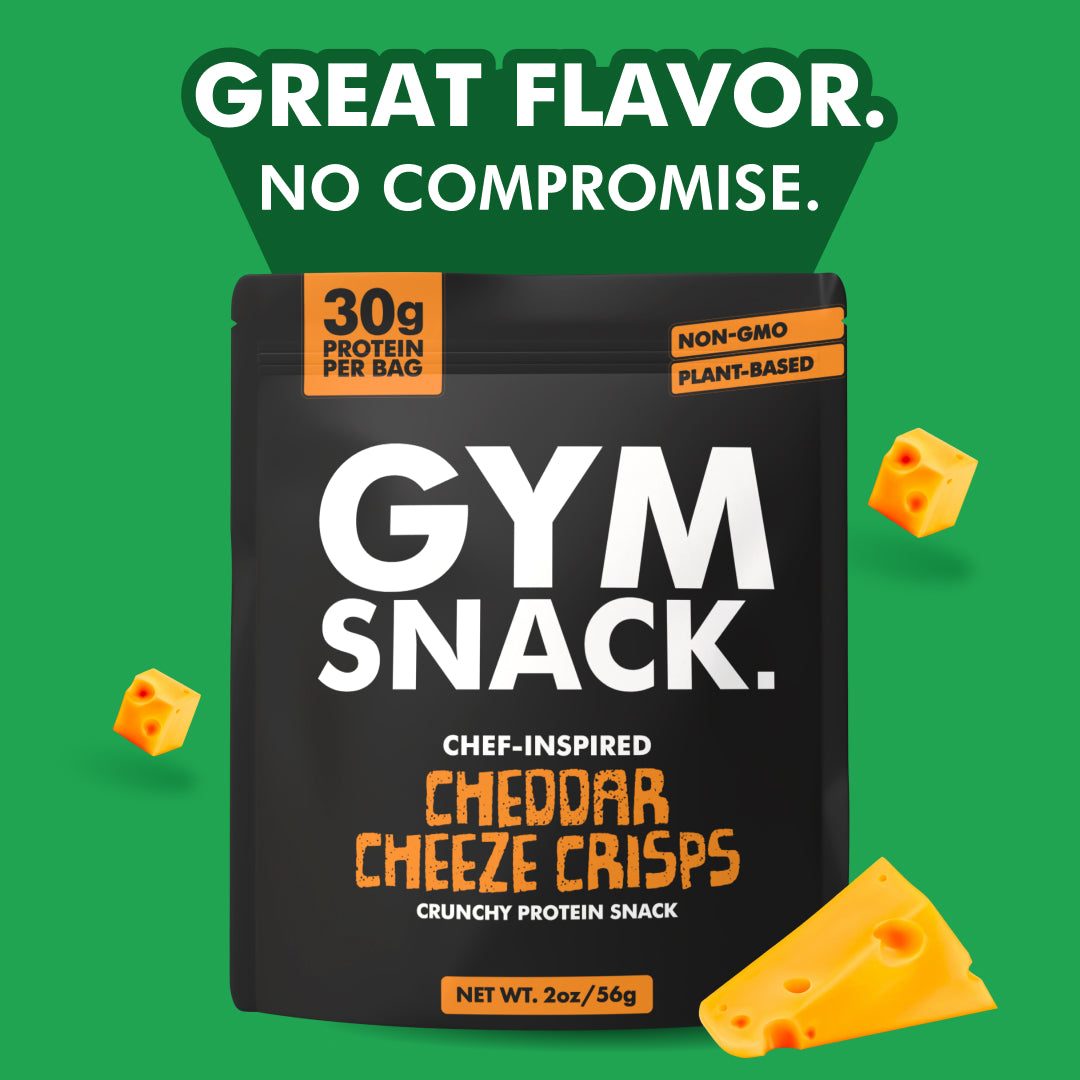 3-Pack Gym Snack Cheddar Cheeze Crisps