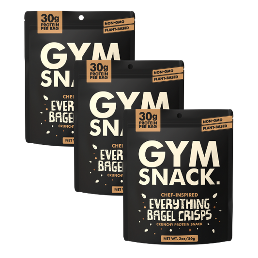 3-Pack Gym Snack Everything Bagel Crisps
