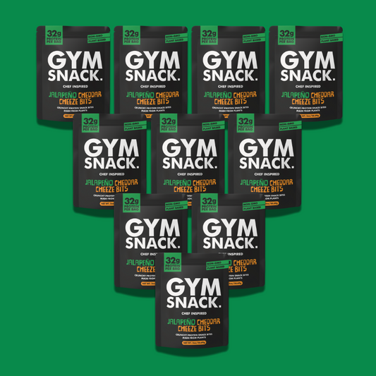 10-Pack Gym Snack Jalapeño Cheddar Cheeze Bits (10% off!)
