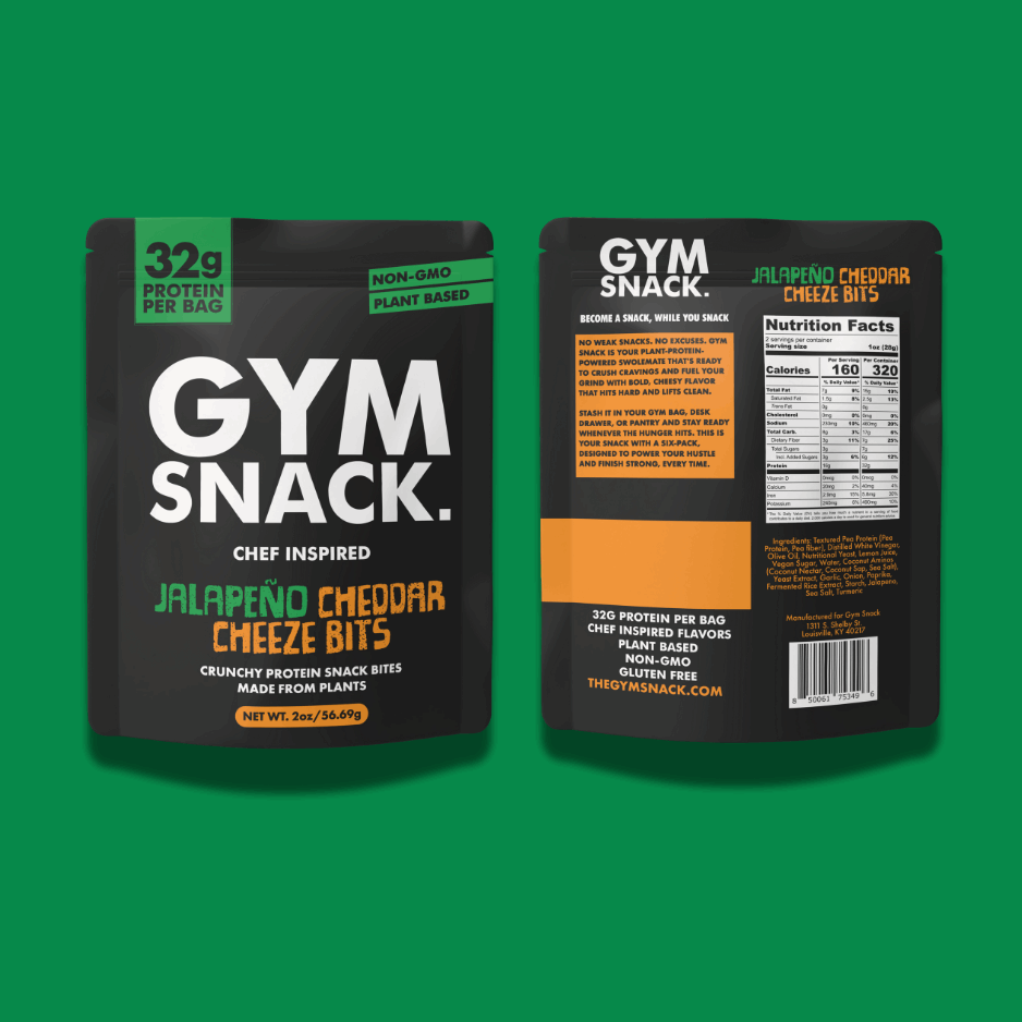 Gym Snack Jalapeño Cheddar Cheeze Bits