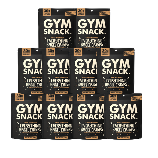 10-Pack Gym Snack Everything Bagel Crisps