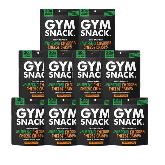 10-Pack Gym Snack Jalapeño Cheddar Cheeze Crisps (10% off!)