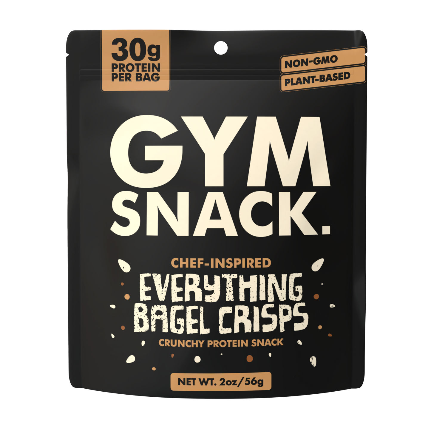3-Pack Gym Snack Everything Bagel Crisps