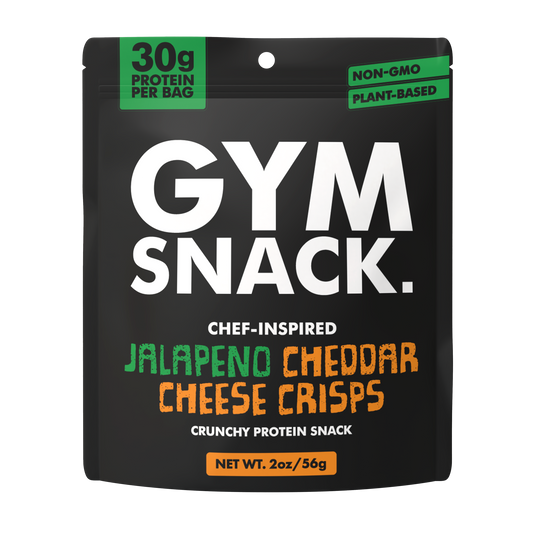 Gym Snack Jalapeño Cheddar Cheeze Crisps