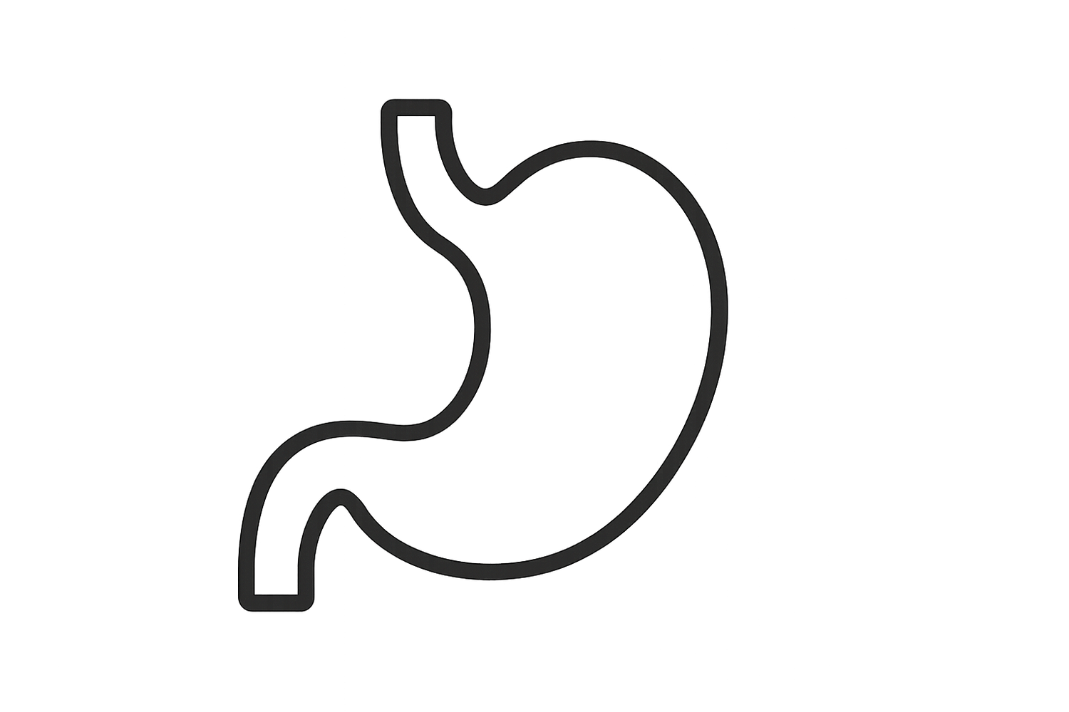 just the stomach 